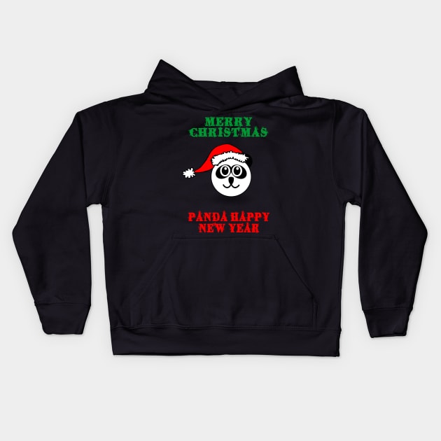 Panda Christmas Kids Hoodie by Specialstace83